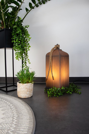 Latarnia LED Lampa zewnętrzna ogrodowa 2700K Biała ciepła 45cm czarny 42501W antracyt