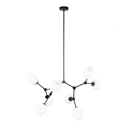 Lampa wisząca Italux PND-75075-8-BK-WG Czarny