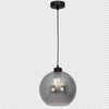 Milagro Lampa wisząca SOFIA SMOKED 1xE27 MLP6577 CZARNY