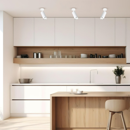 Milagro Oprawa Mica Spot Biały + Chrom 1xGU10 ML2095 BIAŁY