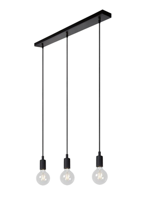 Lampa wisząca Lucide FIX czarny 8408/3/30