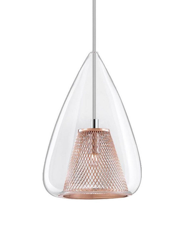 Lampa wisząca Luces Exclusivas YUMBO LE41838 miedziany