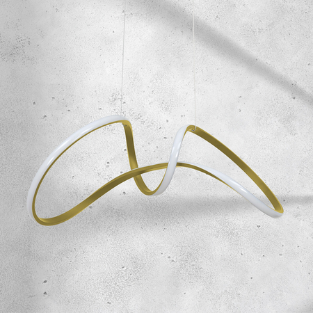 Milagro Lampa wisząca TESORO GOLD 48W LED ML7953 ZŁOTY