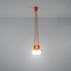 Sollux Lighting Lampa wisząca DIEGO 3 pomarańczowy SL.0585