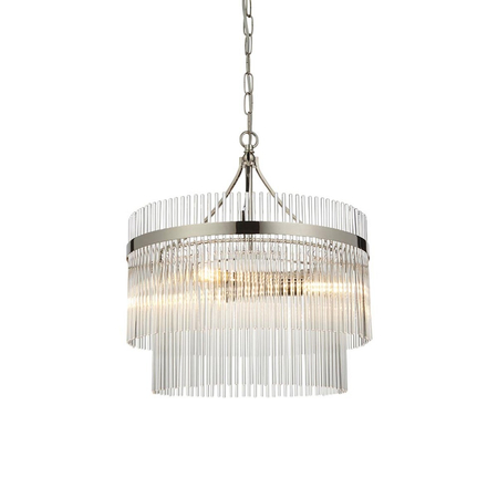 Lampa wisząca Endon Lighting Marietta 104113 nikiel