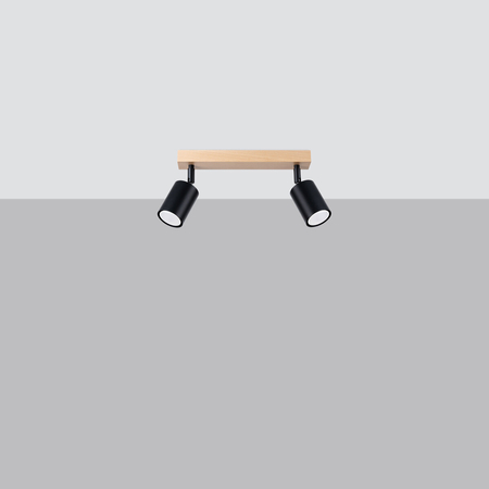 Sollux Lighting Plafon VERDO 2 czarny SL.1291