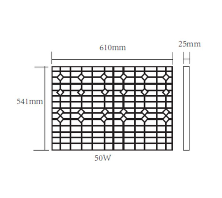 Zestaw solarny Greenie LED 50W - lampa LED, panel i bateria CW