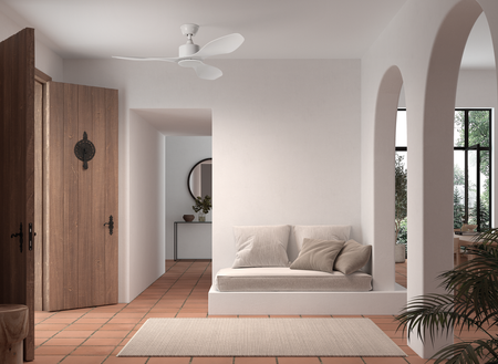 Wentylator RIGA WO biały Ø120 DC 32W 3A, pilot