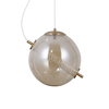 Lampa wisząca Italux Nola PND-34366-HBR-AMB złoty