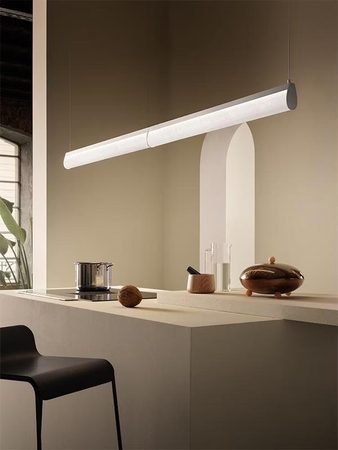 Lampa wisząca Slamp MODULA DOUBLE - PLISSÉ MODS000DPB01TDB000EU czarny