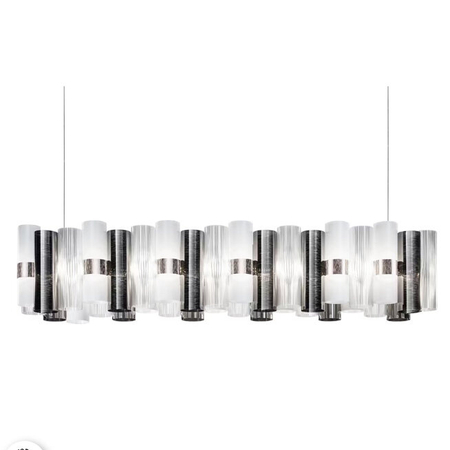 Lampa wisząca Slamp LA LOLLO - PEWTER 140 LALS3XLPWT01T00NMTEU szary