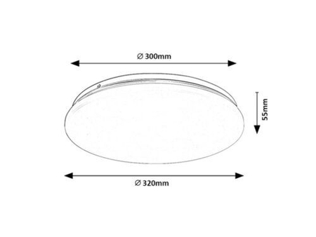 Lampa sufitowa Rabalux Vendel 71102 biały