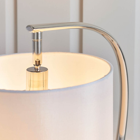 Lampa stołowa Endon Lighting Josephine 72389 nikiel