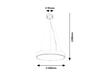 Lampa wisząca Rabalux Tesia 71039 czarny