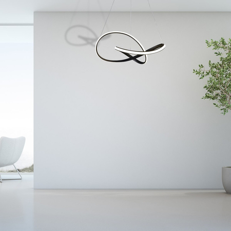 Milagro LAMPA WISZĄCA CAPPIO BLACK 36W LED ML6771 CZARNY