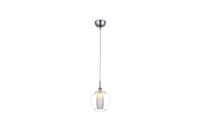 Lampa wisząca Azzardo AZ3074 Amber Milano 1 clear