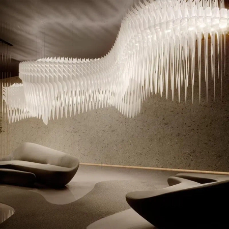 Lampa wisząca Slamp ARIA INFINITA 3 - WHITE ARISXXLWHT06T00A03EU biały