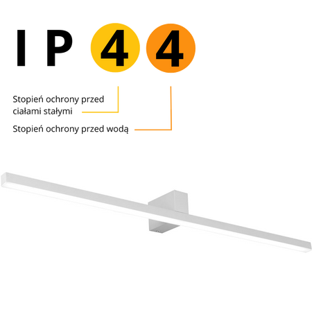 Kinkiet Nevada XXL 1xLED biały IP44 LP-778/1W XXL WH