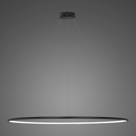 Lampa wisząca Ledowe Okręgi No.1 150cm 3k czarna Dali