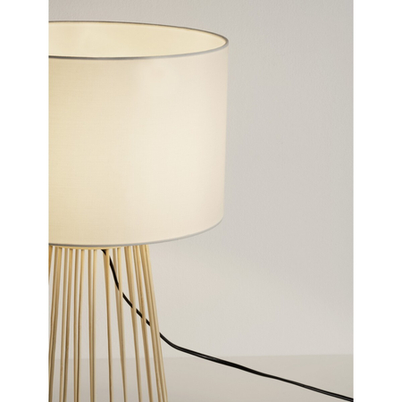 Lampa stołowa Luces Exclusivas UVENZIA LE45384 naturalny