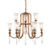 Żyrandol Lumina Deco LDP-8041-6+3-S.GD Rionella W9