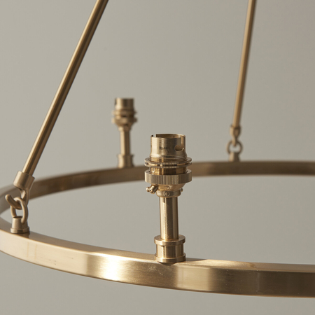 Lampa wisząca Endon Lighting Chester 111202 mosiądz