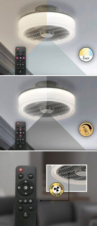 Lampa sufitowa Rabalux Dalfon 6857 popielaty