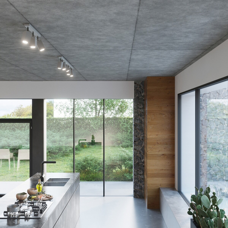 Sollux Lighting Plafon MERIDA 4L szary SL.0461