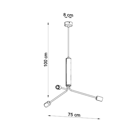 Sollux Lighting Żyrandol DUOMO 3D SL.0303