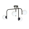 Lampa sufitowa KALF 4B BLACK Emibig 1030/4B biały/czarny