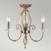 Żyrandol Elstead Lighting Aegean mosiądz AG3-AGED-BRASS