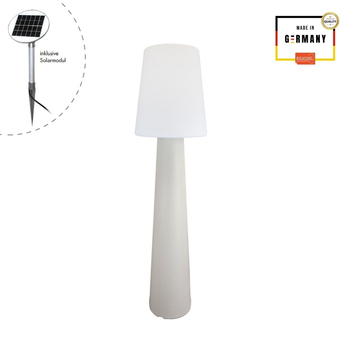 Lampa solarna No.1 zewnętrzna ogrodowa przenośna 2900K Biała ciepła 160cm, piaskowy 32565S