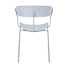 Krzesło JETT jasnoszare - polipropylen, metal
