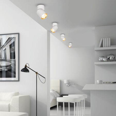 Milagro Spot Andy 1xGU10 Biały + Złoty ML9932 BIAŁY / ZŁOTY