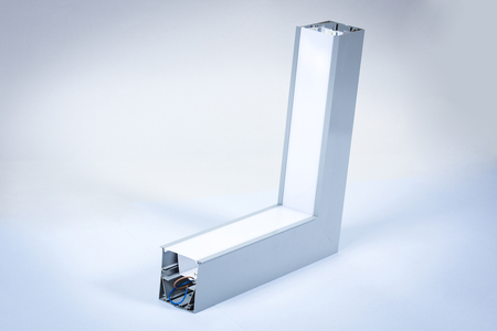 Profil Liniowy LED Greenie Linea wpuszczany - narożnik wertykalny 20W szara obudowa NW