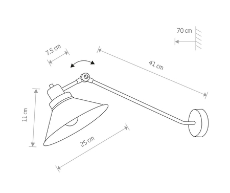 Kinkiet Nowodvorski 9145 Techno I