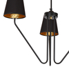 Milagro Żyrandol VICTORIA BLACK 3xE27 MLP4912 CZARNY
