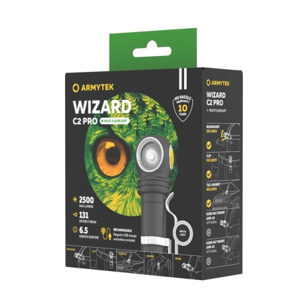 Latarka czołowa Armytek Wizard C2 Pro czarny