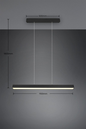 Lampa szynowa Trio 73043132 czarny