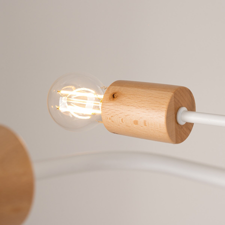Sollux Lighting Żyrandol TIMBO 8 biały SL.1667