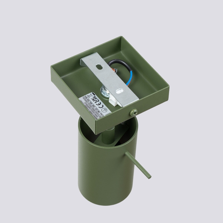 Sollux Lighting Kinkiet RING zielony oliwkowy SL.1500