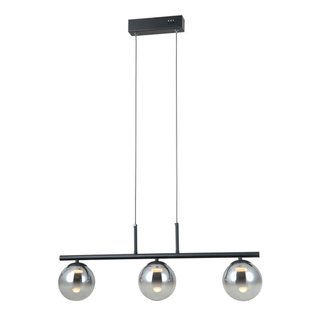 Lampa wisząca Italux Velada PND-34381-3-BK Czarny mat