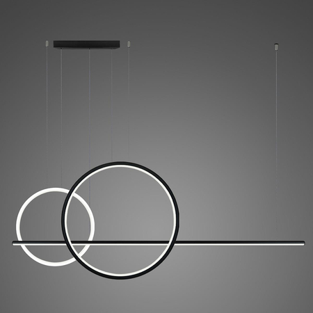 Lampa wisząca Linea No.4 60/40cm czarna 4k