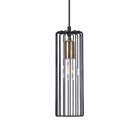 Lampa wisząca GABIA Kaja K-4935 czarny/złoty