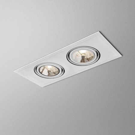 Lampa wpuszczana AQForm Sleek 111 x 2 Recessed Biały Struktura