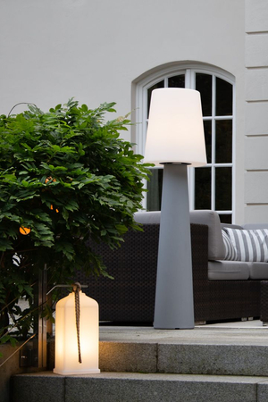 Lampa stojąca No.1 zewnętrzna ogrodowa 2700K RGB 160cm, szary 32569L szary