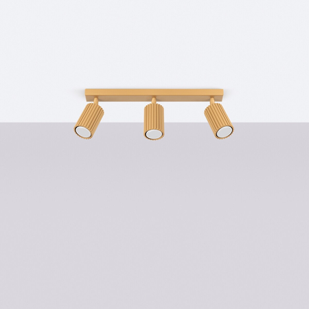 Sollux Lighting Plafon KARBON 3L złoty SL.1562