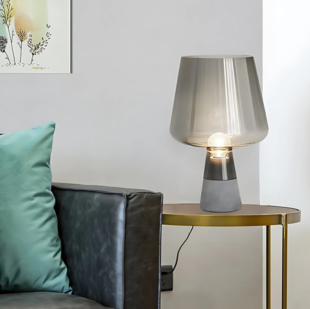 Lampa stołowa Abigali Goblet Smoky