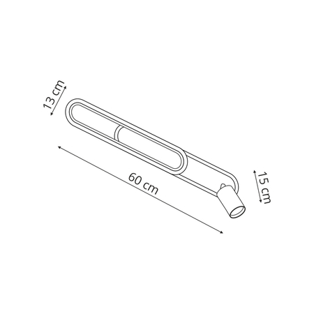 Light Prestige Spot Parma 1 długi biały 1xGU10 LED CCT LP-0612/1C L WH