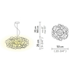 Lampa wisząca Slamp CLIZIA - MAMA NON MAMA WHITE - RED WIRE S CLISS00MNM01R00000EU biały